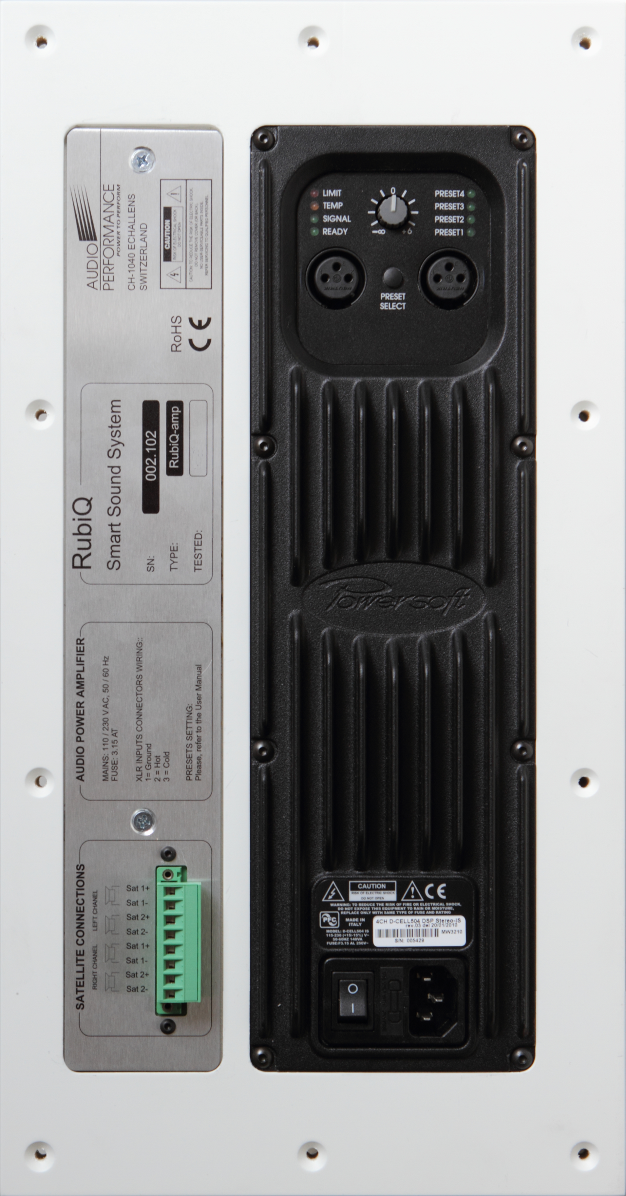 RubiQ-amp panel